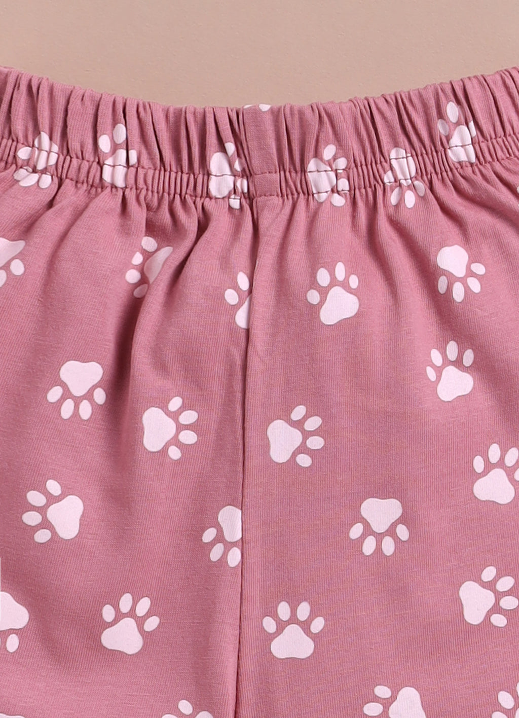 LIL KNOTS Printed Pure Cotton Boy Round Neck Top Bottom Set