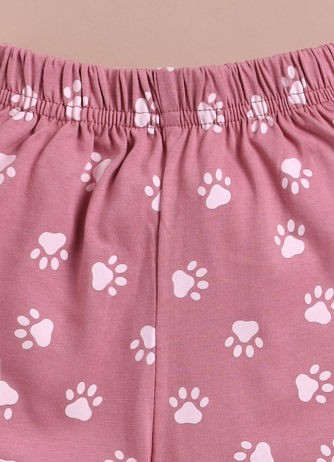 LIL KNOTS Printed Pure Cotton Boy Round Neck Top Bottom Set