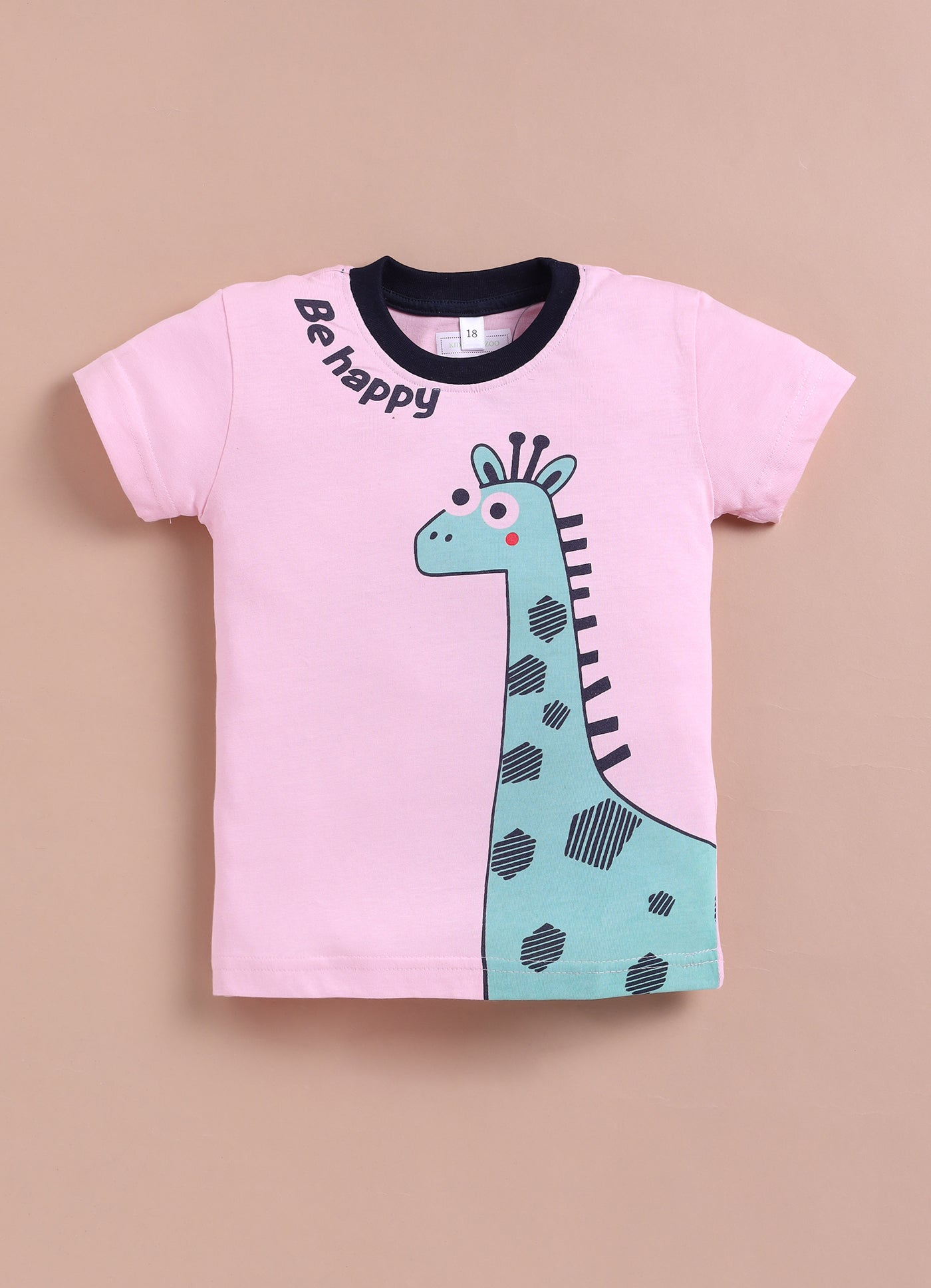 LIL KNOTS Printed Pure Cotton Boy Round Neck Top Bottom Set
