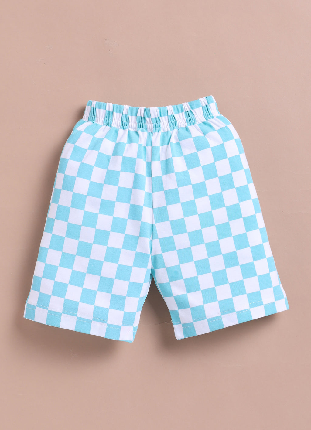 LIL KNOTS Printed Pure Cotton Boy Round Neck Top Bottom Set