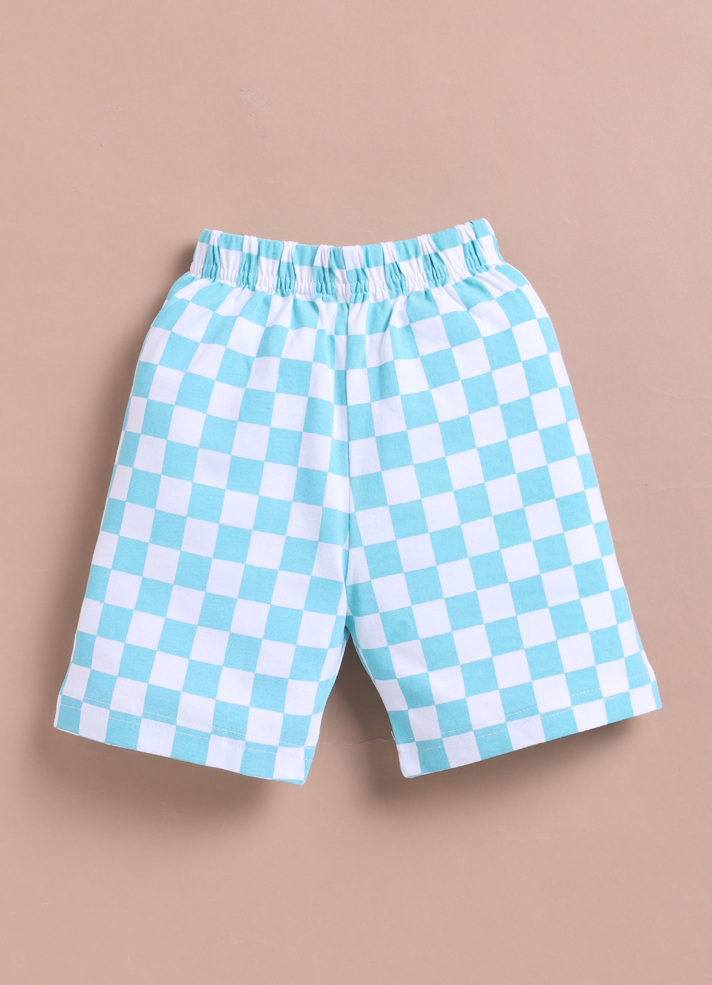 LIL KNOTS Printed Pure Cotton Boy Round Neck Top Bottom Set