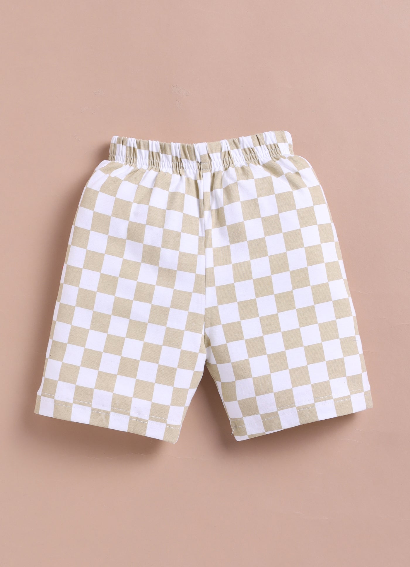 LIL KNOTS Printed Pure Cotton Boy Round Neck Top Bottom Set