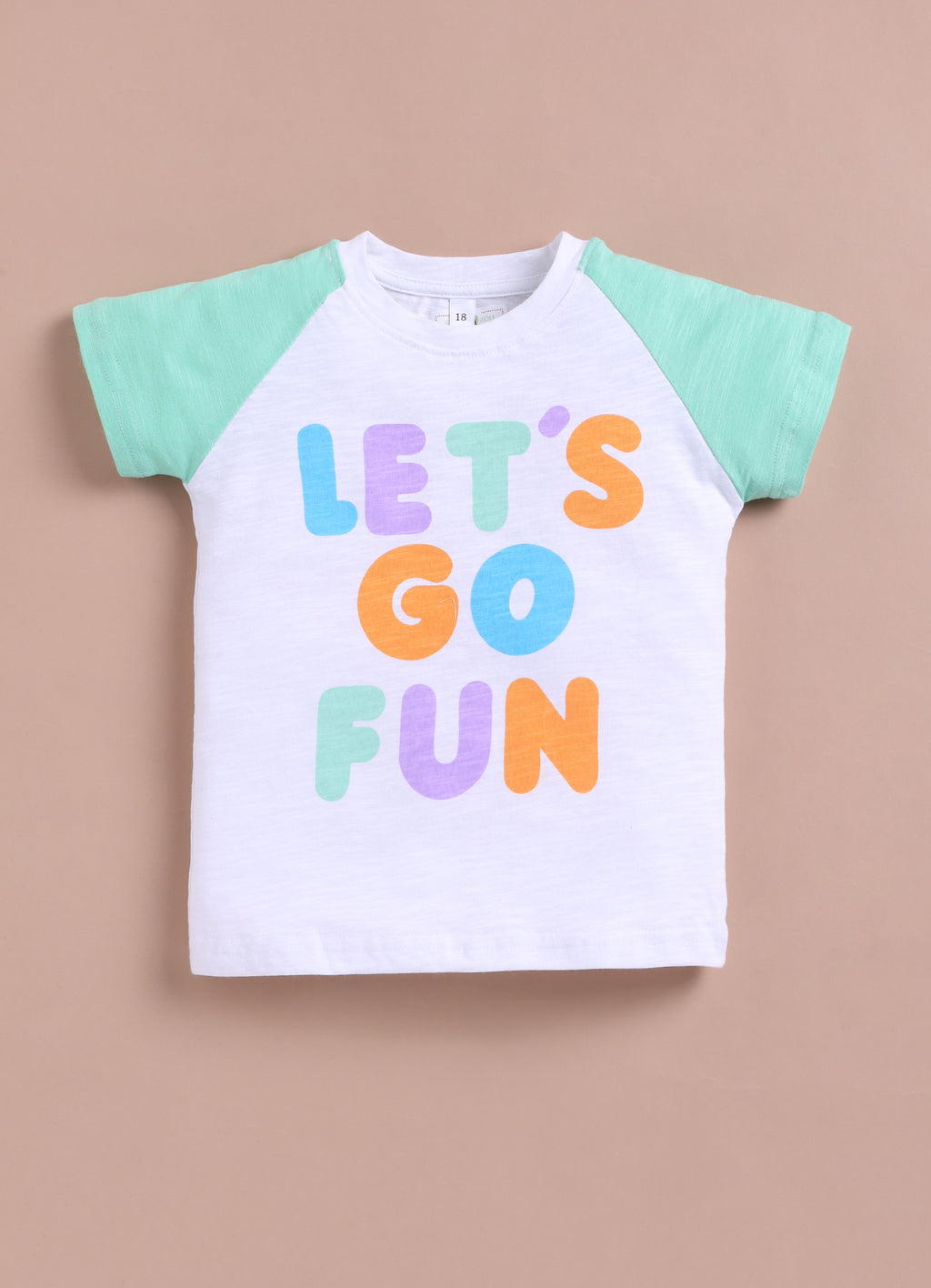 LIL KNOTS Printed Pure Cotton Boy Round Neck Top Bottom Set