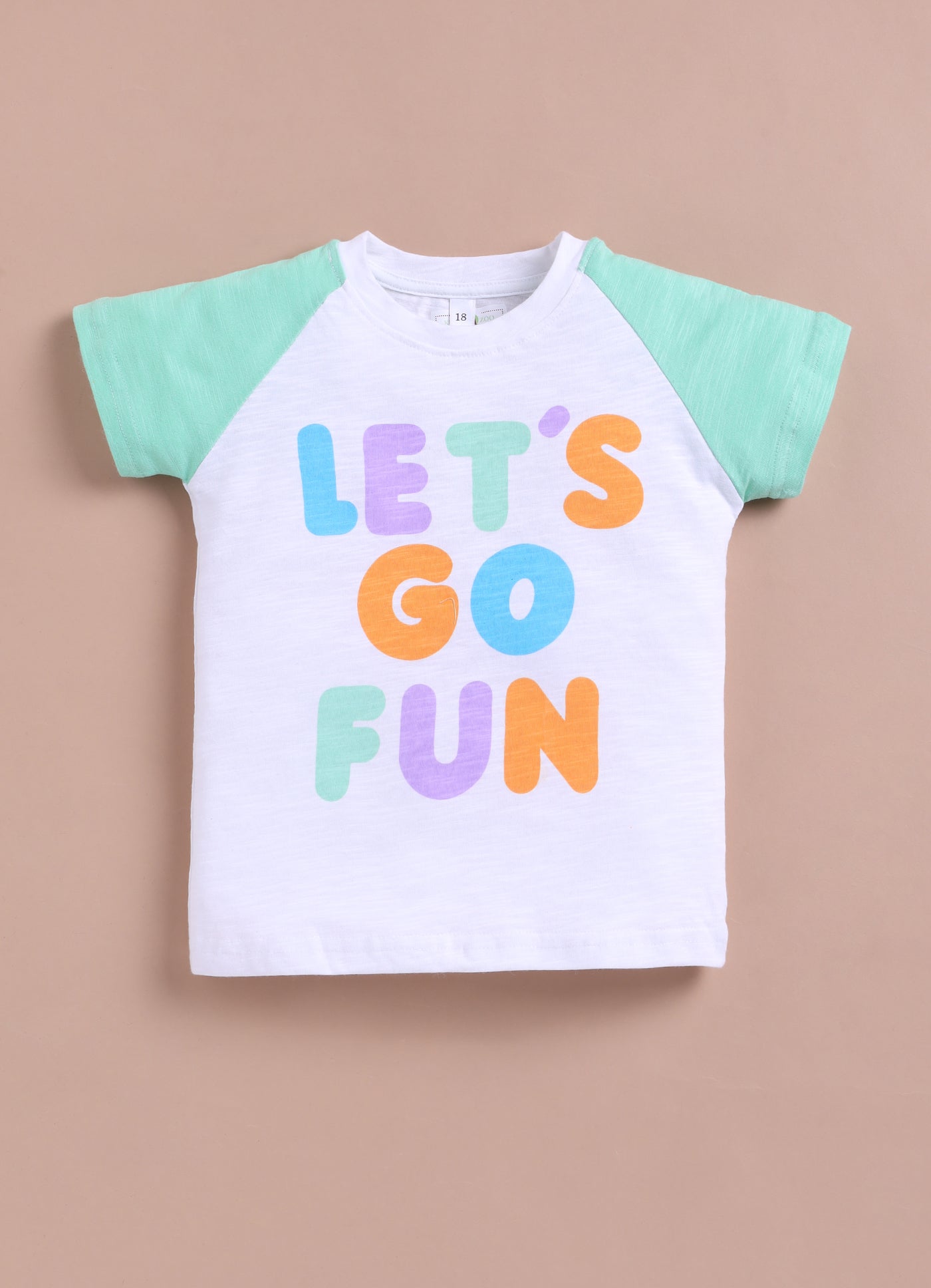 LIL KNOTS Printed Pure Cotton Boy Round Neck Top Bottom Set