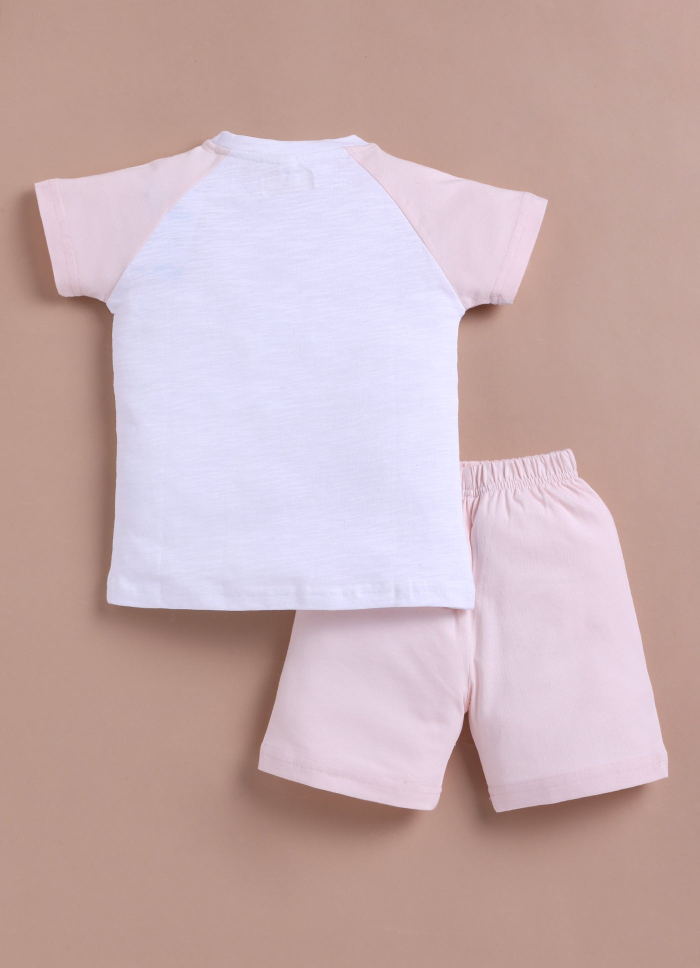 LIL KNOTS Printed Pure Cotton Boy Round Neck Top Bottom Set