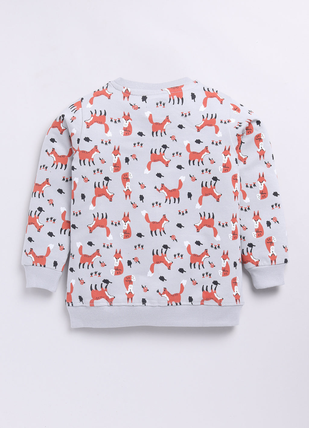 LIL KNOTS Printed Pure Cotton Boy Round Neck Sweatshirt