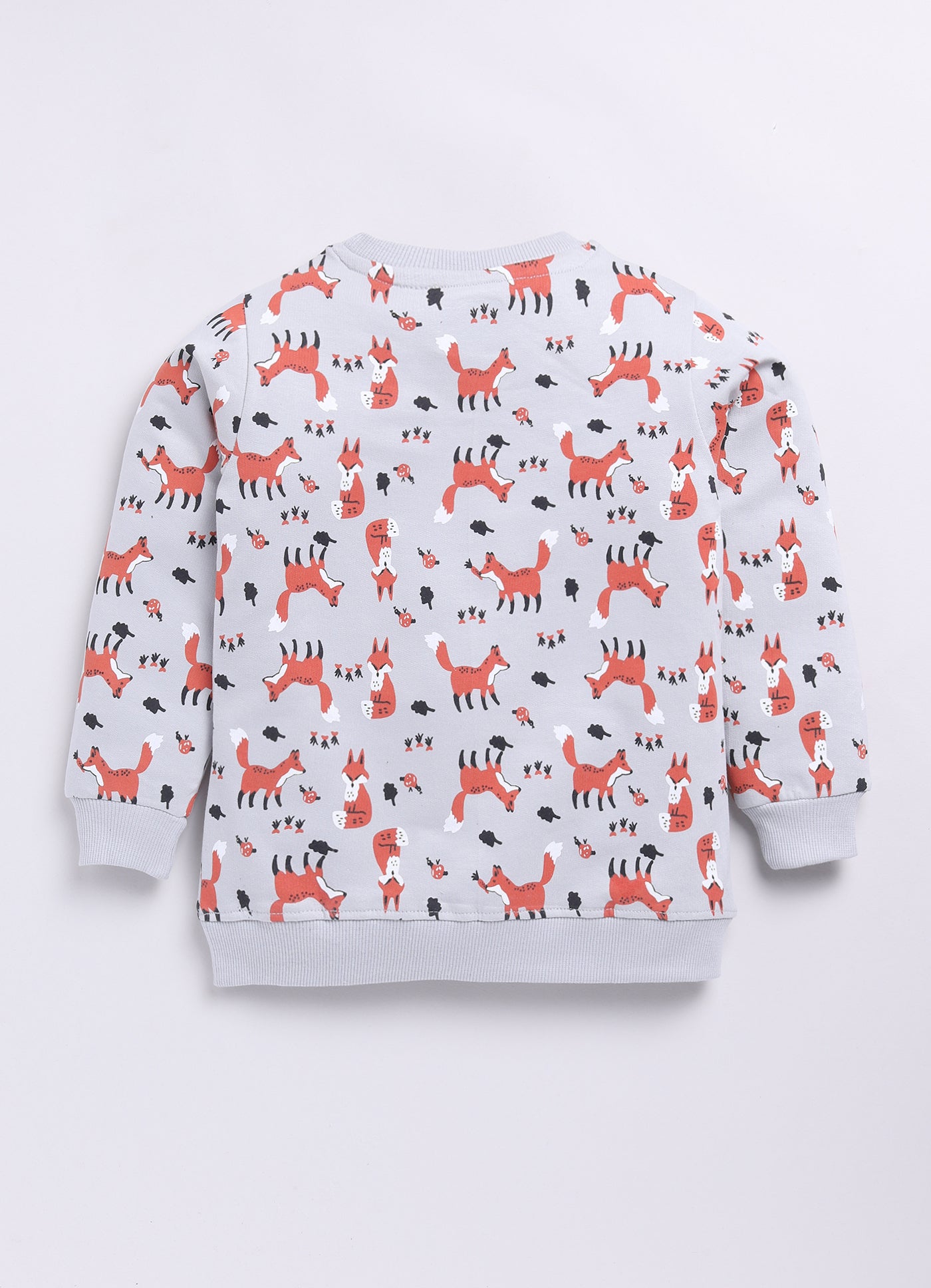 LIL KNOTS Printed Pure Cotton Boy Round Neck Sweatshirt