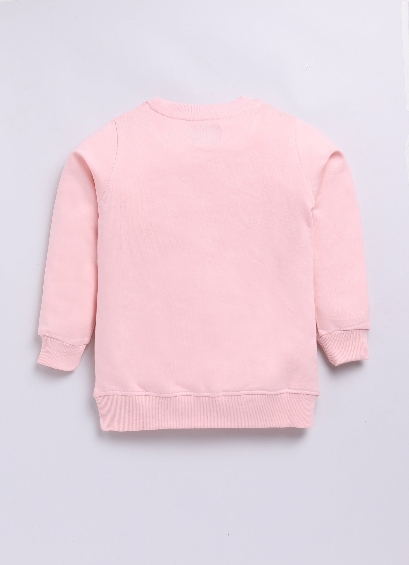 LIL KNOTS Printed Pure Cotton Girl Round Neck Sweatshirt