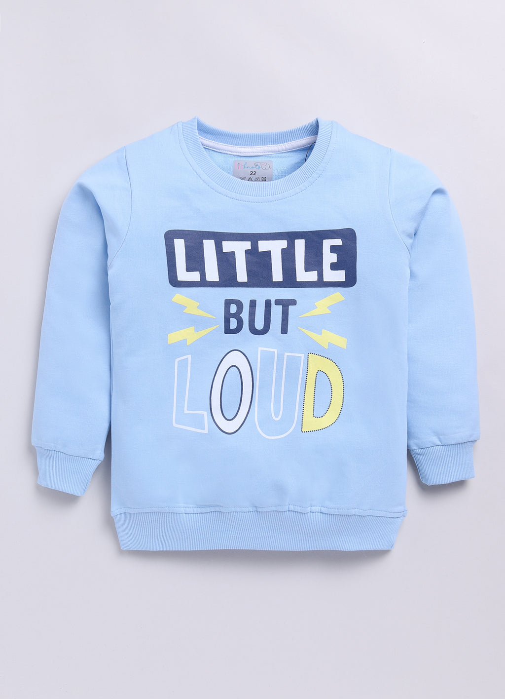 LIL KNOTS Printed Pure Cotton Boy Round Neck Sweatshirt
