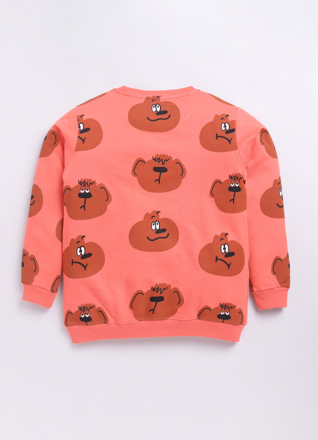 LIL KNOTS Printed Pure Cotton Boy Round Neck Sweatshirt 8-14Y