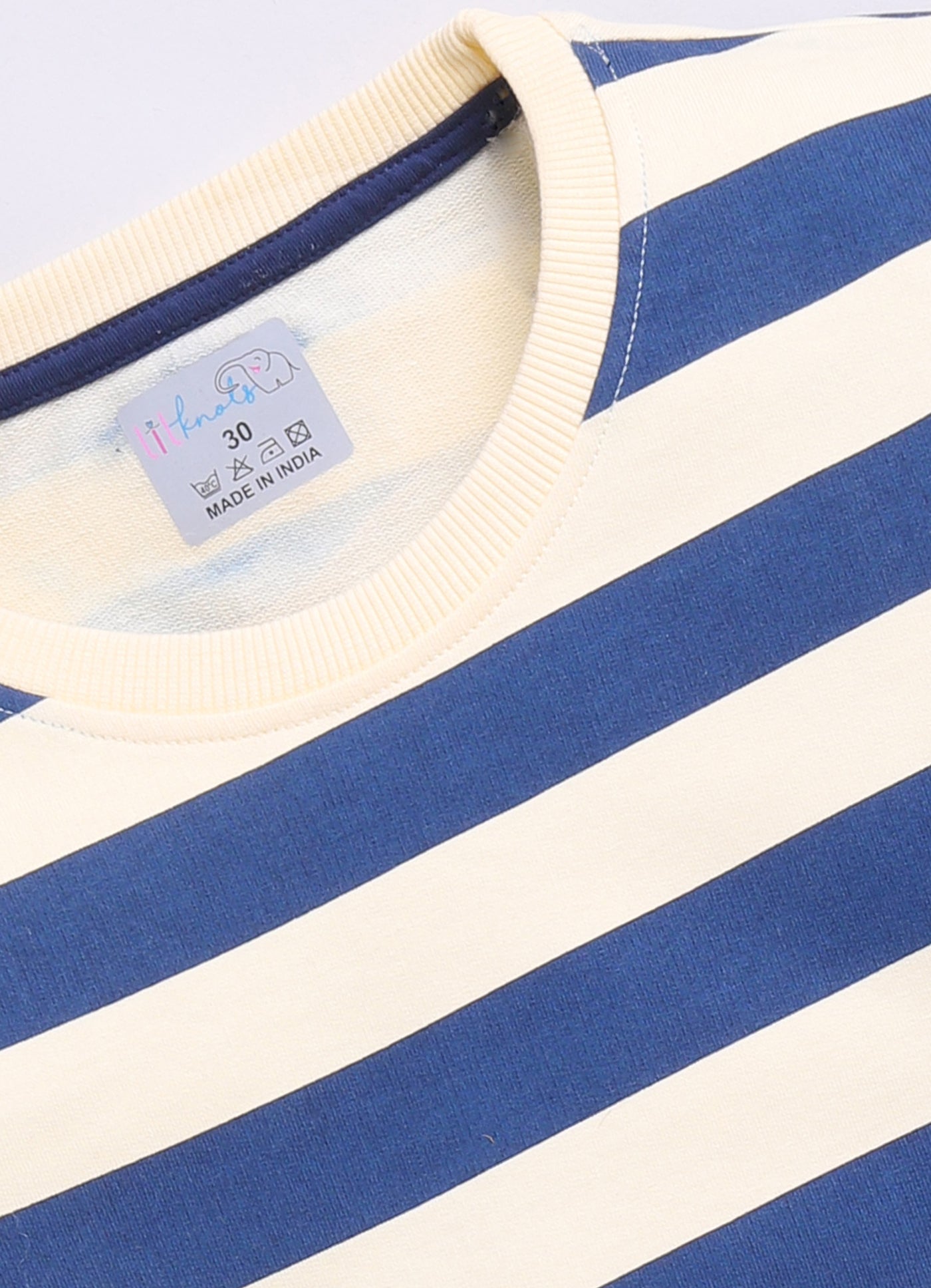 LIL KNOTS Printed Pure Cotton Boy Round Neck Sweatshirt 8-14Y
