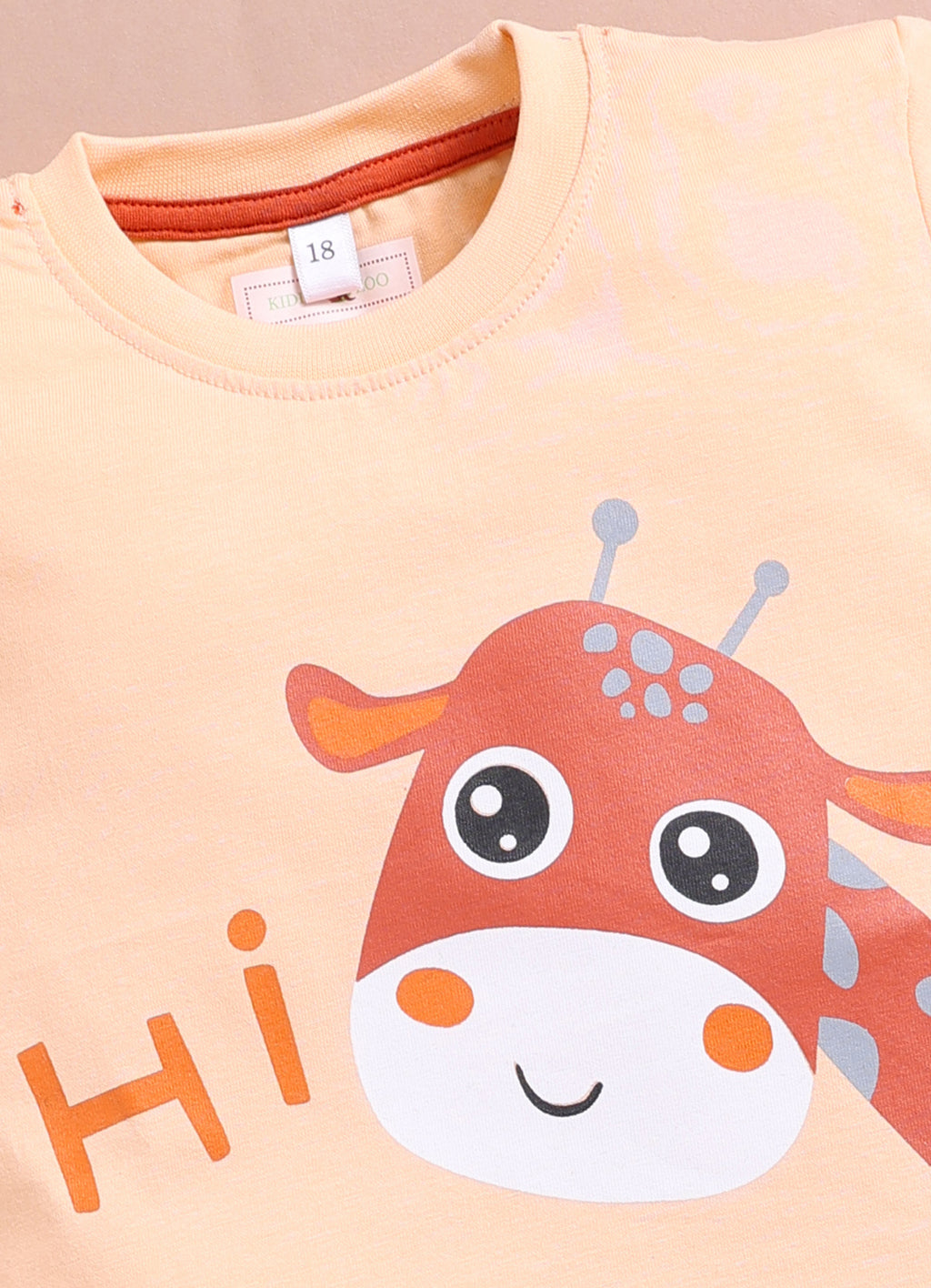 LIL KNOTS Printed Pure Cotton Boy Round Neck Top Bottom Set