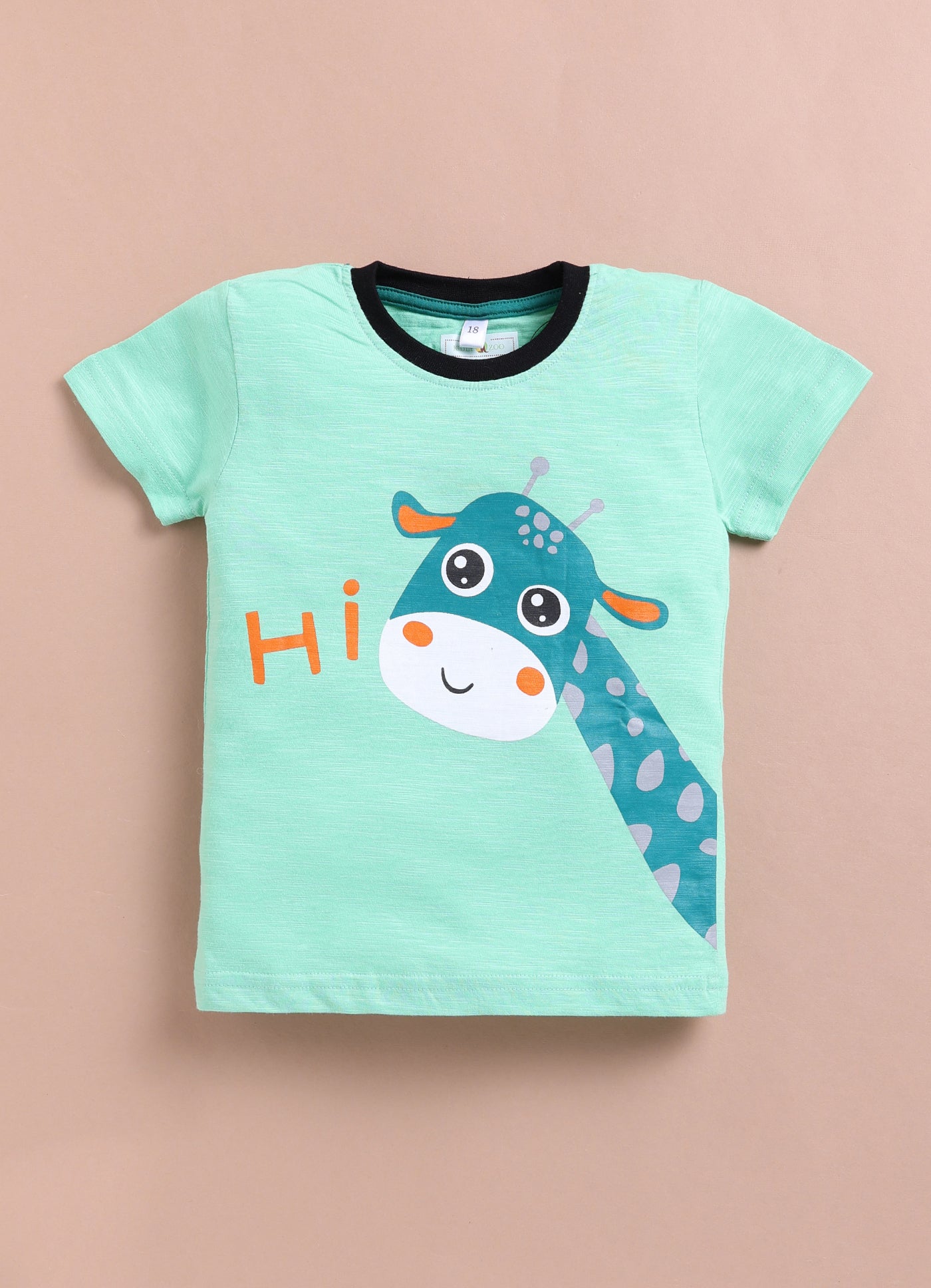LIL KNOTS Printed Pure Cotton Boy Round Neck Top Bottom Set