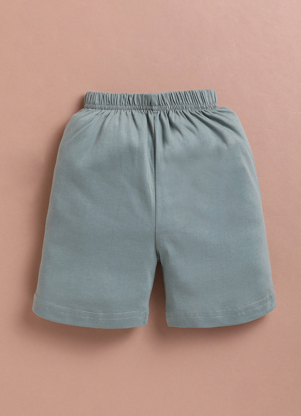LIL KNOTS Printed Pure Cotton Boy Round Neck Top Bottom Set