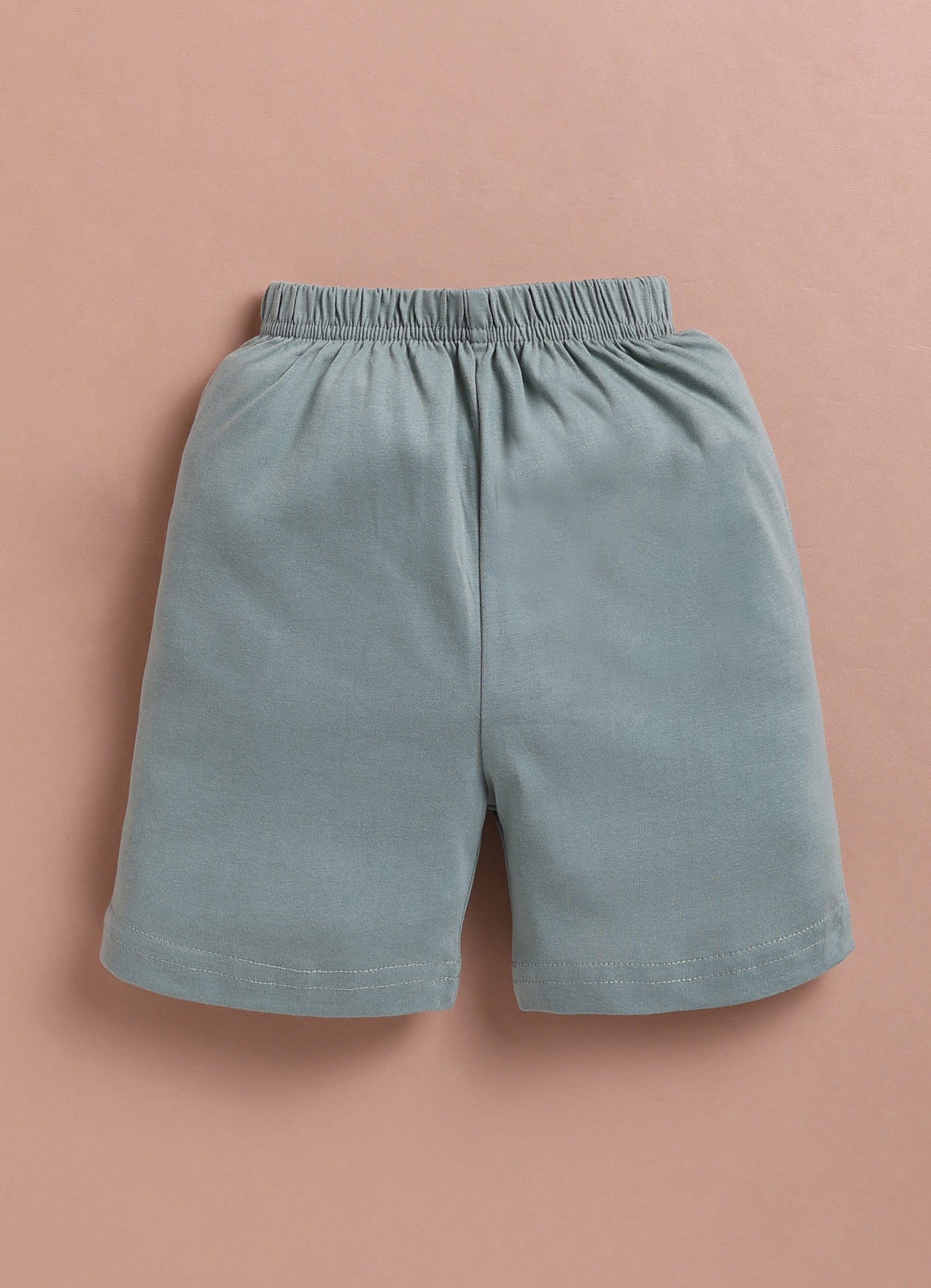 LIL KNOTS Printed Pure Cotton Boy Round Neck Top Bottom Set