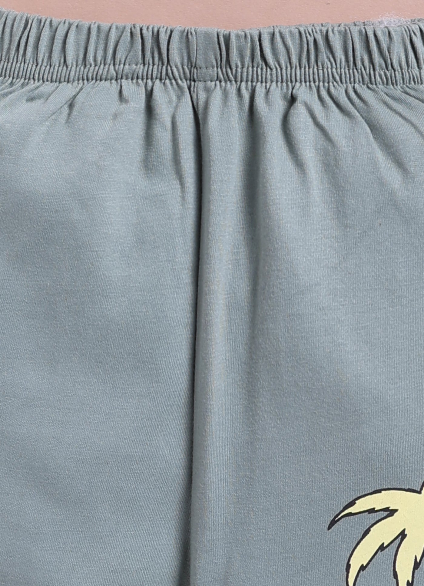 LIL KNOTS Printed Pure Cotton Boy Round Neck Top Bottom Set