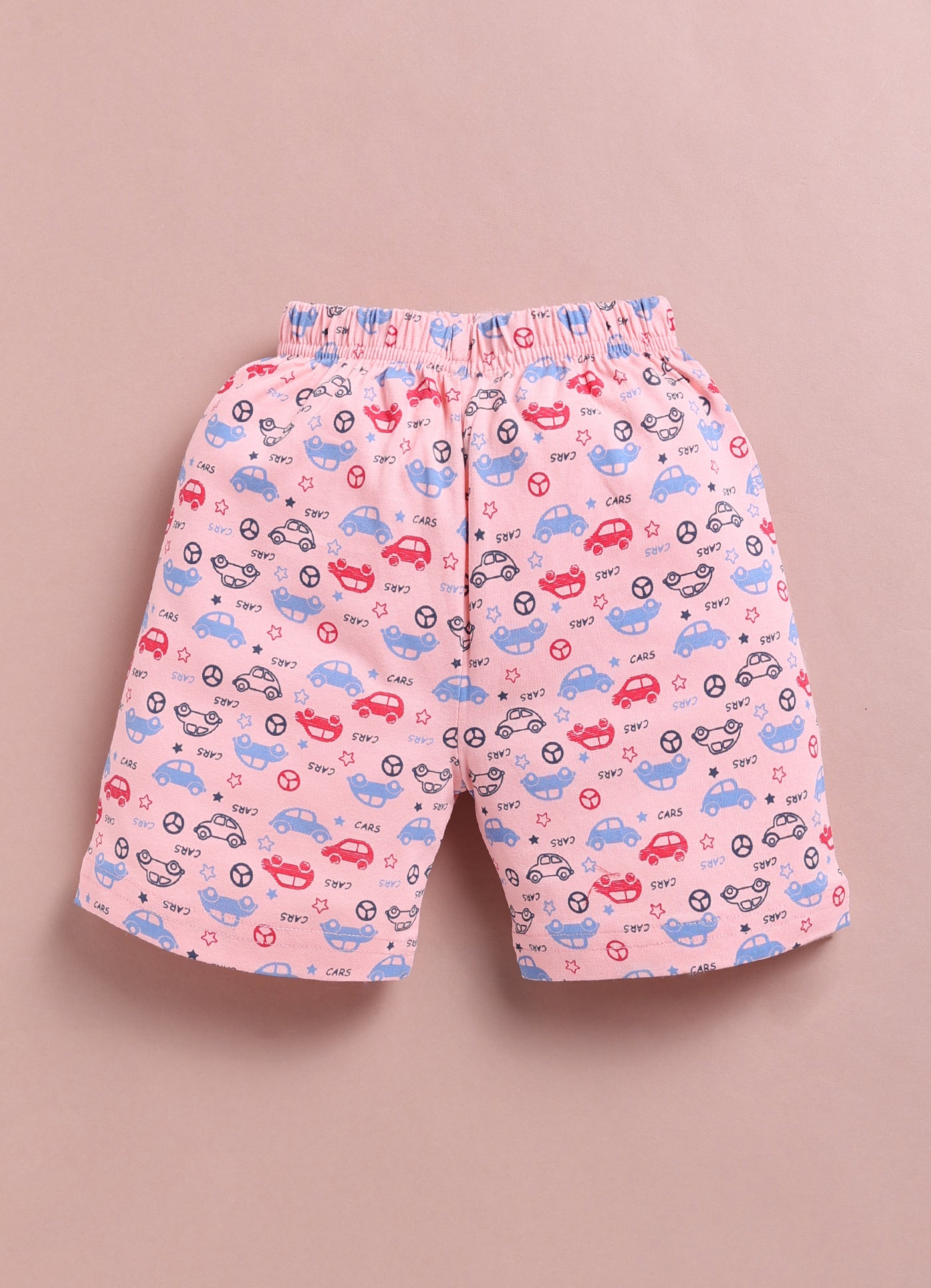 LIL KNOTS Printed Pure Cotton Boy Round Neck Top Bottom Set