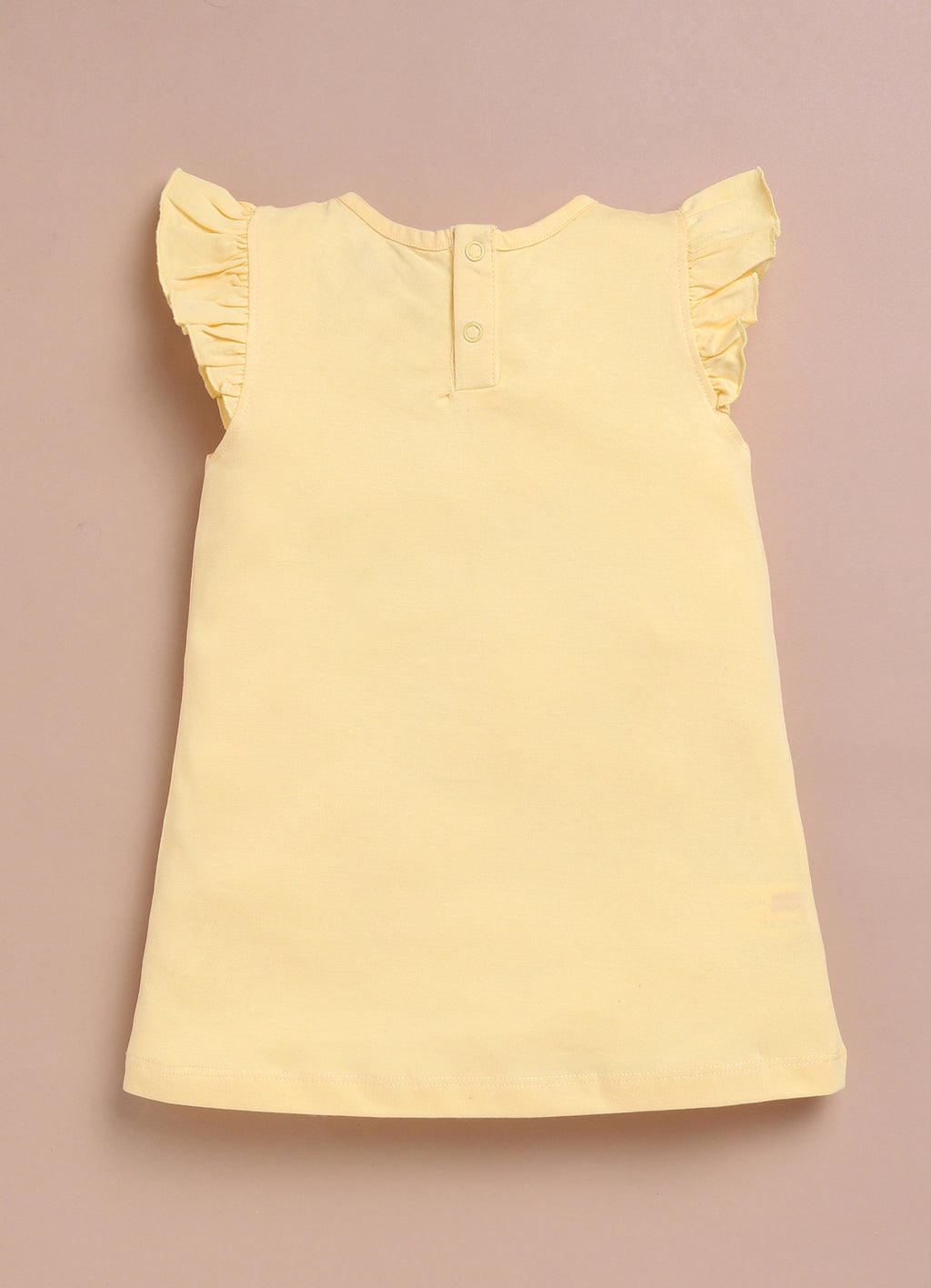 LIL KNOTS Printed Pure Cotton Girl Round Neck Frock