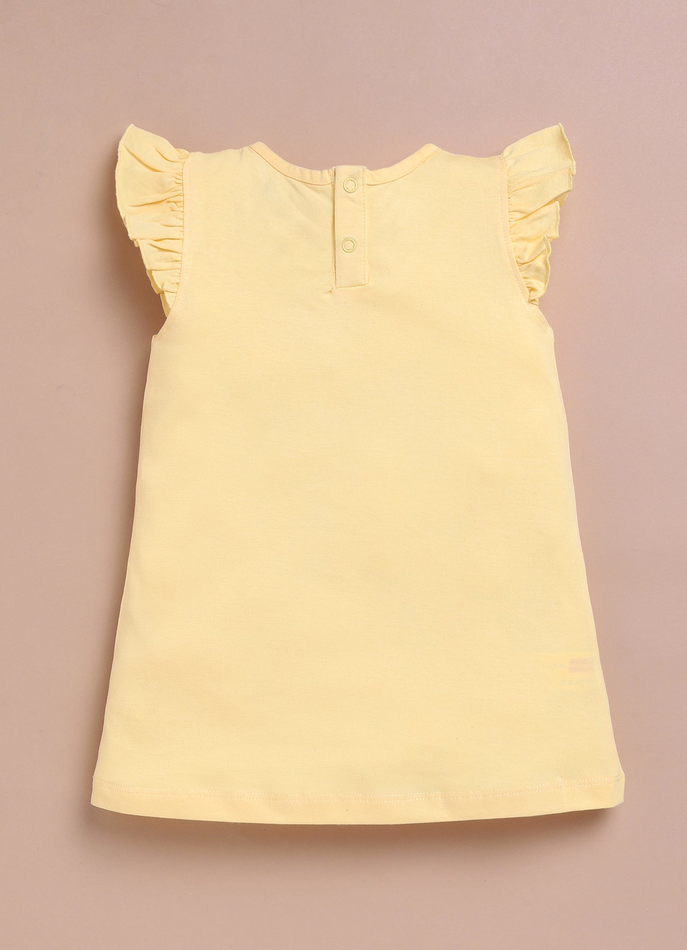 LIL KNOTS Printed Pure Cotton Girl Round Neck Frock