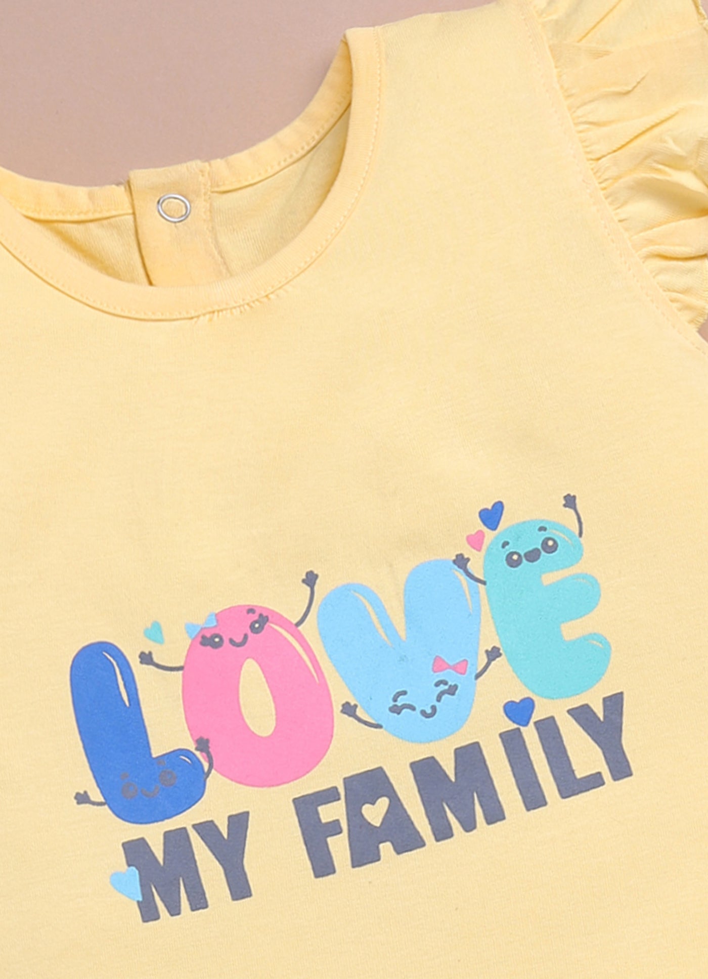LIL KNOTS Printed Pure Cotton Girl Round Neck Frock