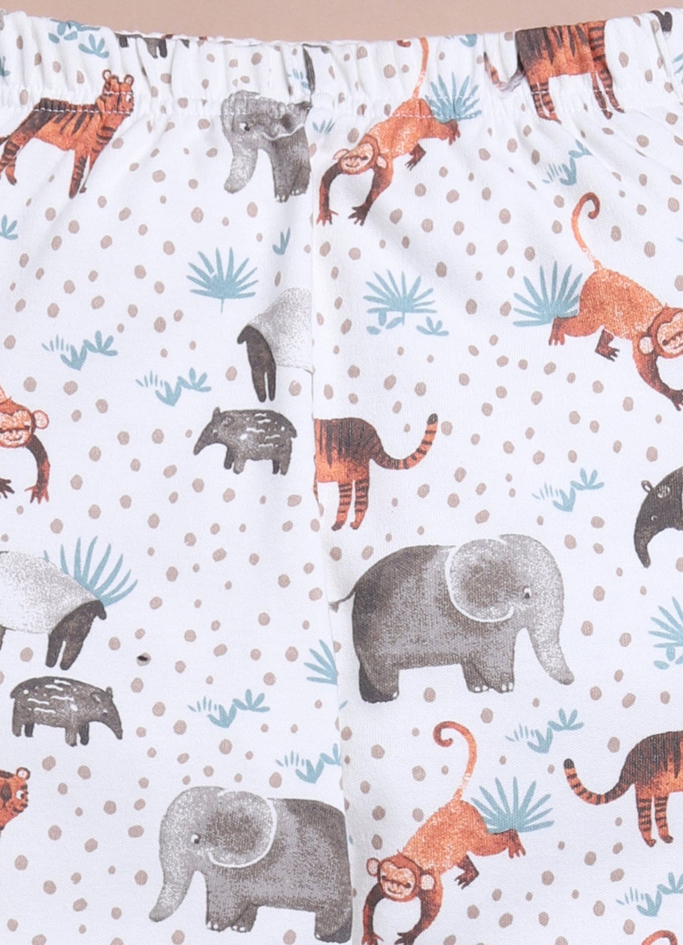 LIL KNOTS Printed Pure Cotton Unisex Pyjama