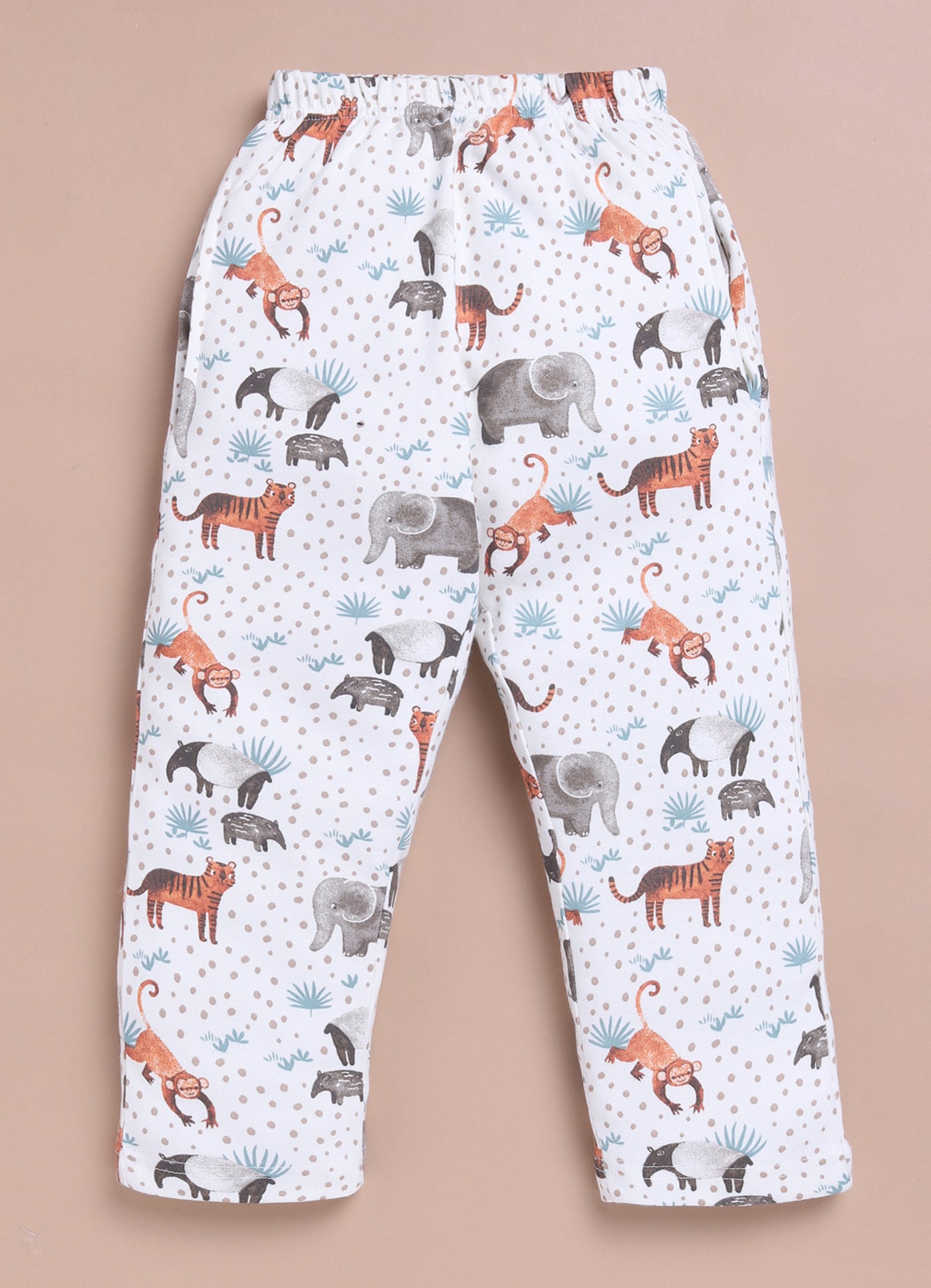 LIL KNOTS Printed Pure Cotton Unisex Pyjama