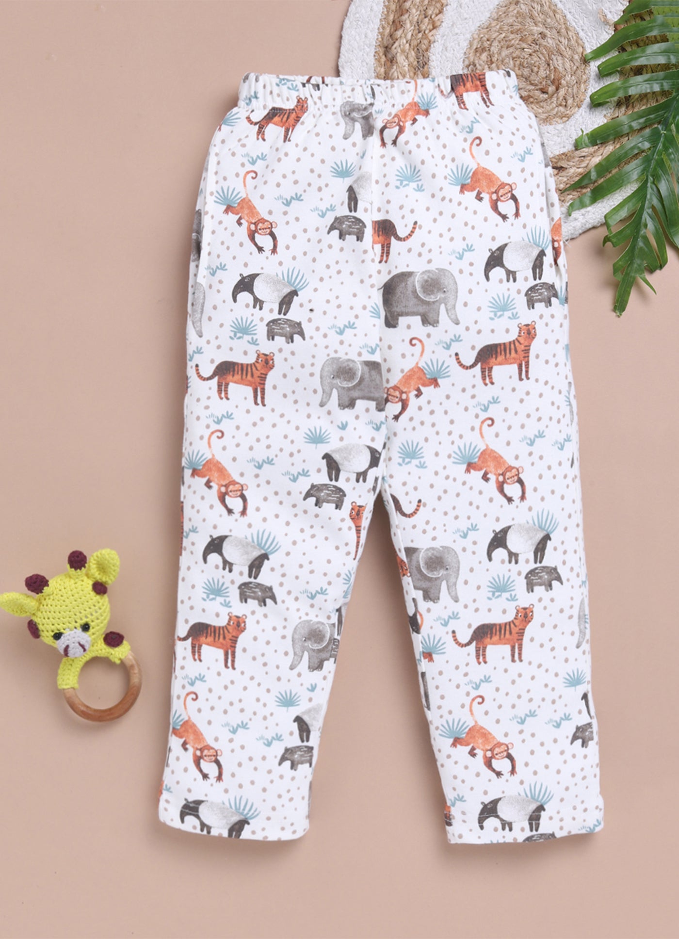 LIL KNOTS Printed Pure Cotton Unisex Pyjama