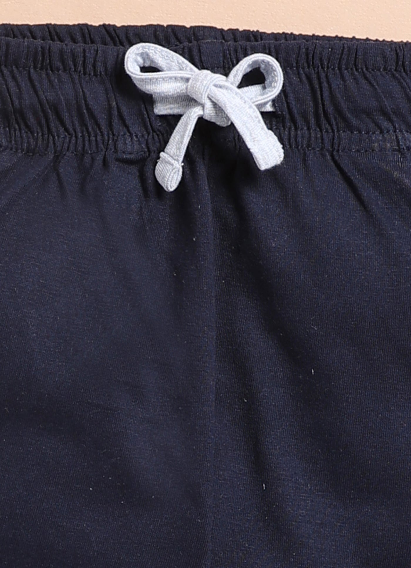 LIL KNOTS Printed Pure Cotton Boy Round Neck Top Bottom Set