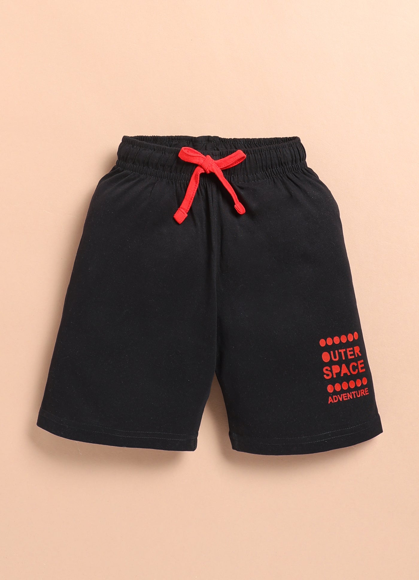 LIL KNOTS Printed Pure Cotton Boy Round Neck Top Bottom Set