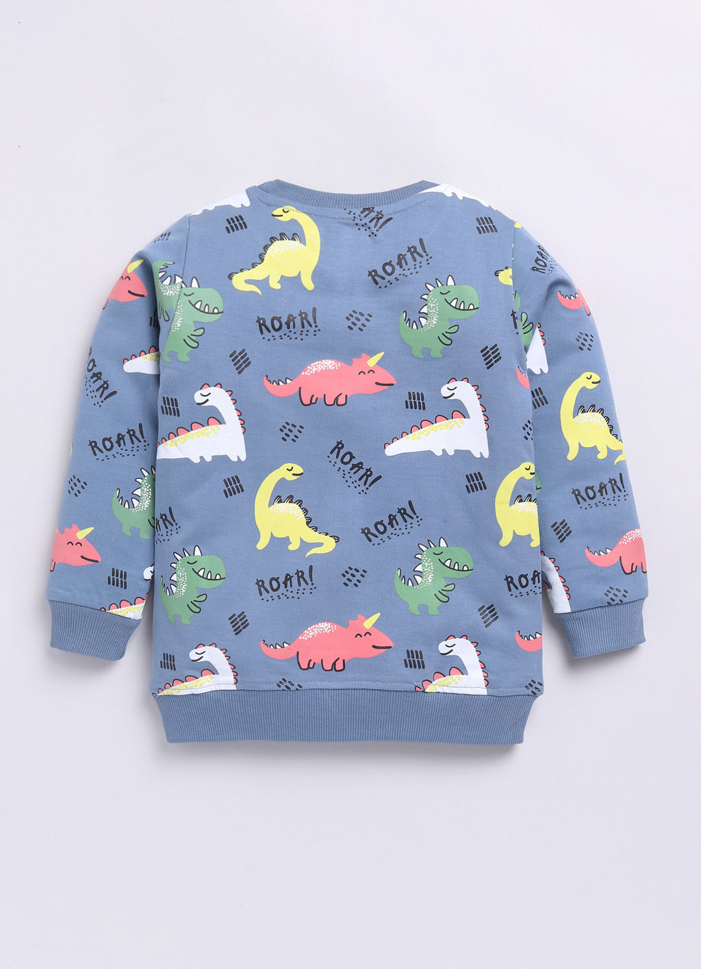 LIL KNOTS Printed Pure Cotton Boy Round Neck Sweatshirt