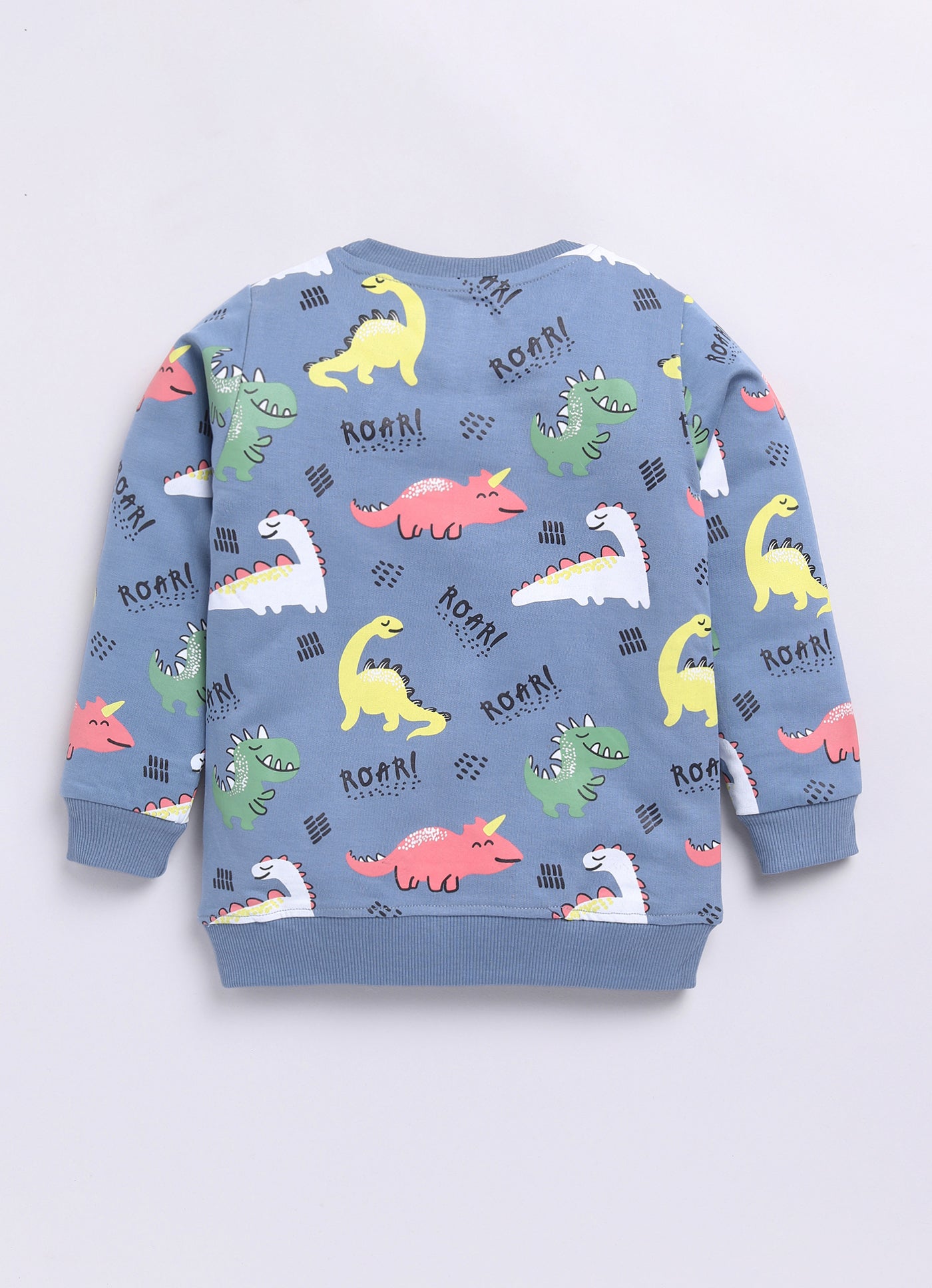 LIL KNOTS Printed Pure Cotton Boy Round Neck Sweatshirt