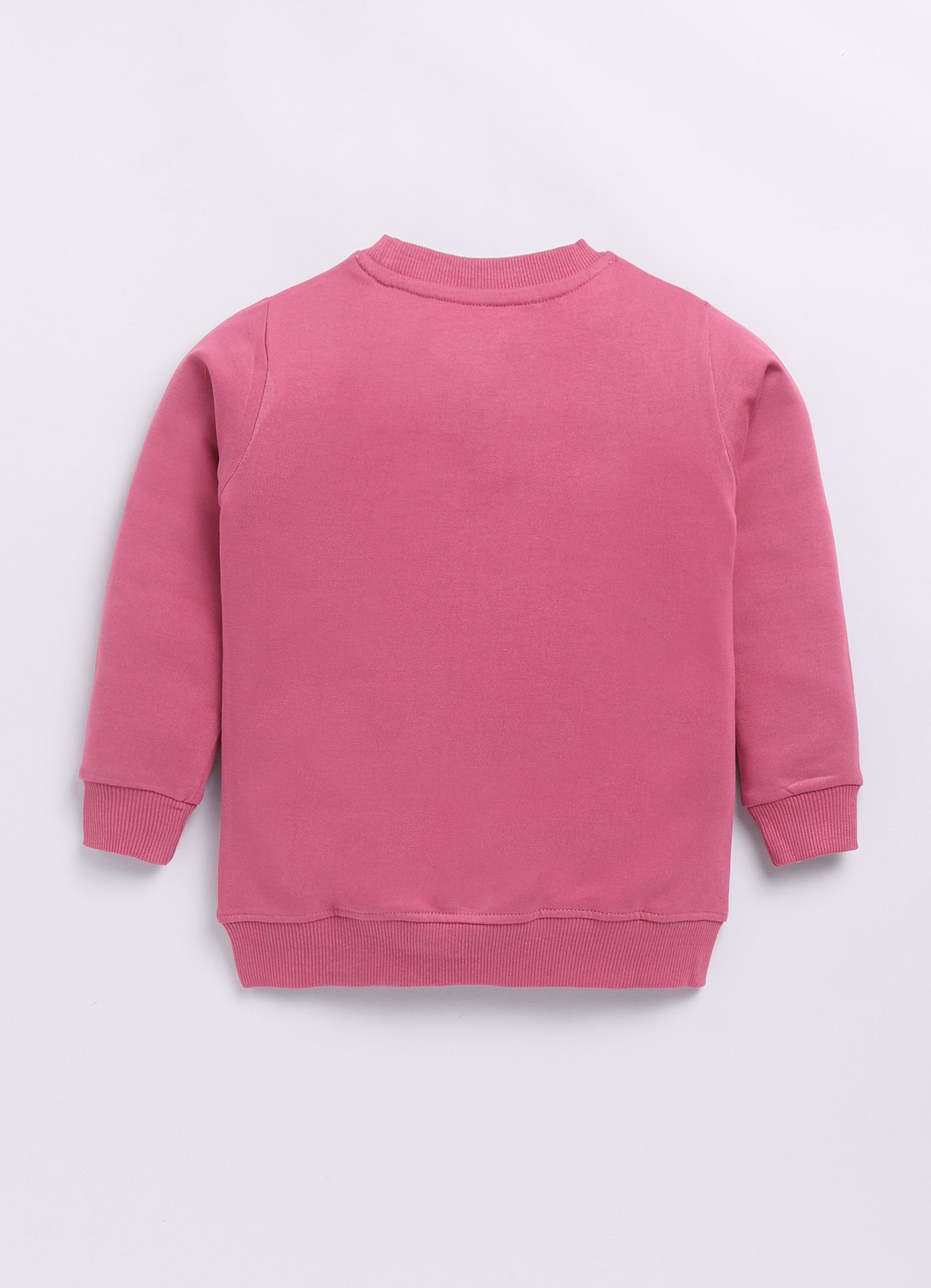 LIL KNOTS Printed Pure Cotton Girl Round Neck Sweatshirt